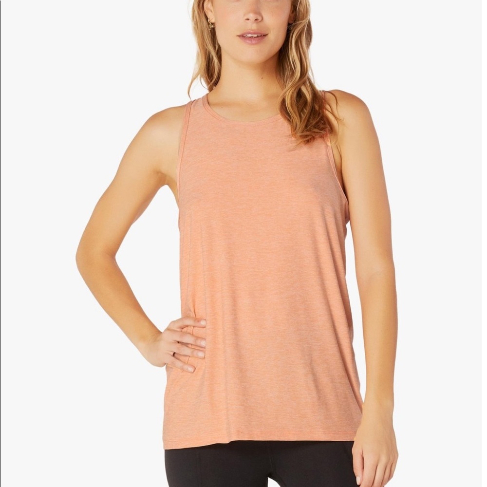 Beyond Yoga lightweight crossed back tank